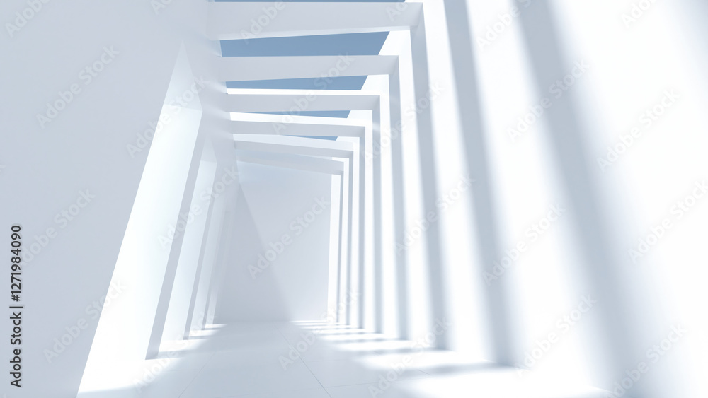 Obraz premium 3D Stereoscopic Space Concept Creative Diagram