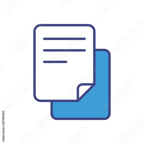 Text icon vector stock illustration