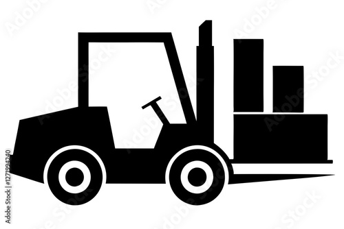 forklift truck icon