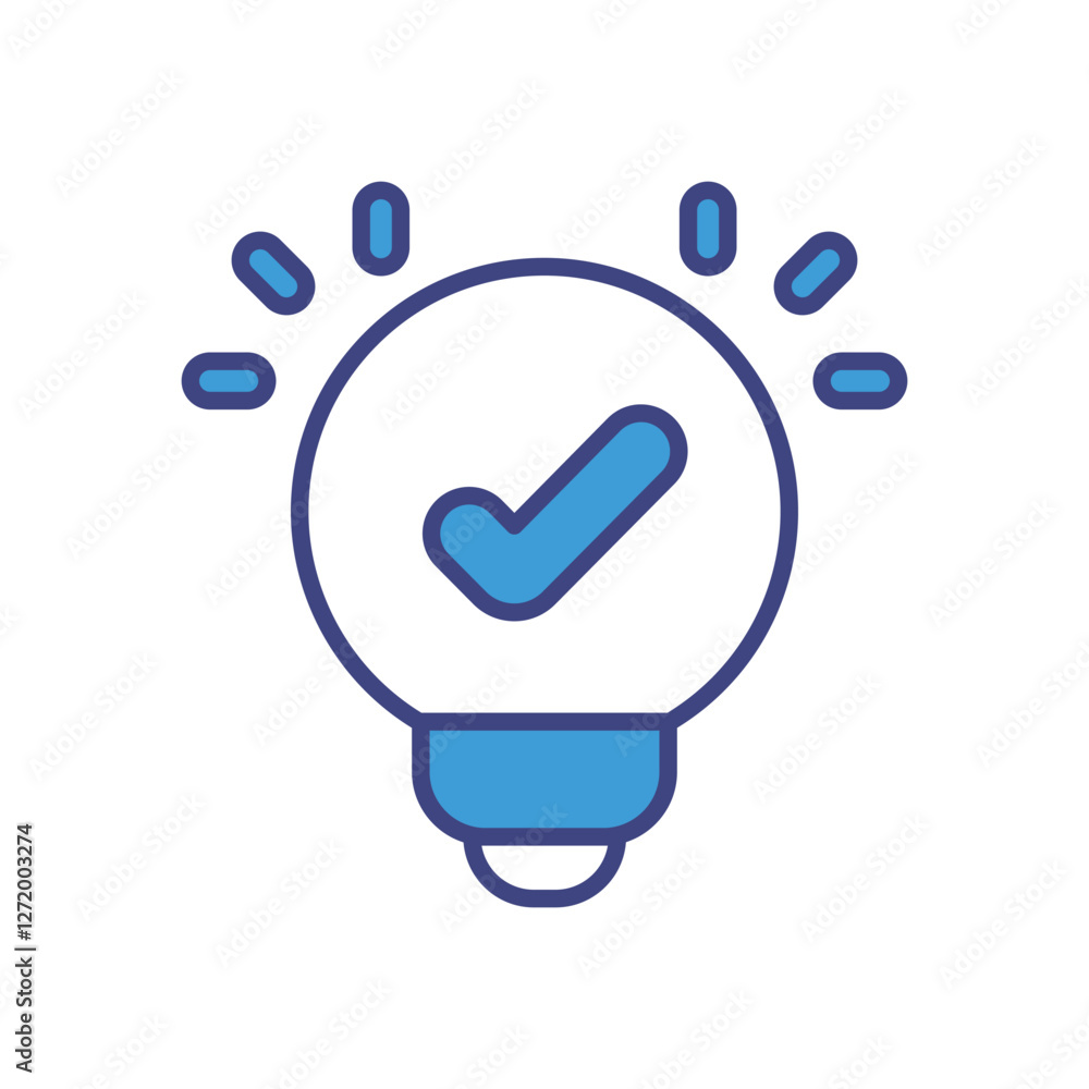 Idea icon vector stock illustration Idea icon vector stock illustration