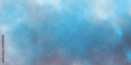 Abstract cloud sky watercolor digital art painting for texture dramatic sky summer heaven is colorful clearing good weather and beautiful background, dramatic fluffy summer clouds dusk sky background.