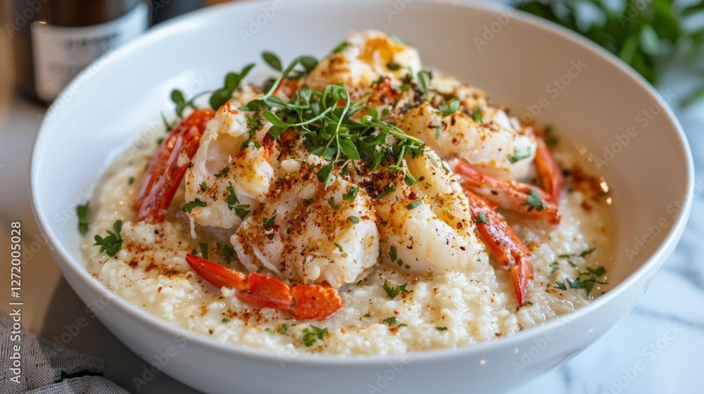 Savor the rich flavors of Spend crab porridge, beautifully presented in a white bowl. Fresh crab is complemented by herbs and seasonings, creating a delightful dish perfect for any meal Savor the rich flavors of Spend crab porridge, beautifully presented in a white bowl. Fresh crab is complemented by herbs and seasonings, creating a delightful dish perfect for any meal