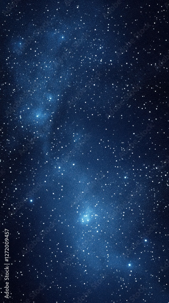 Fototapeta premium The vast expanse of the night sky filled with stars