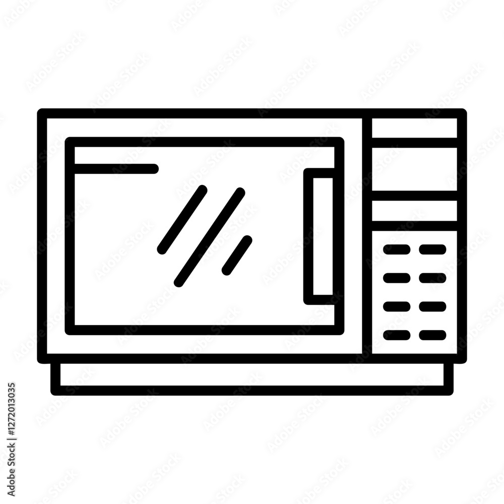 Microwave Vector Icon Design Symbol Microwave Vector Icon Design Symbol