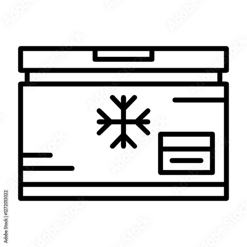 Freezer Vector Icon Design Symbol