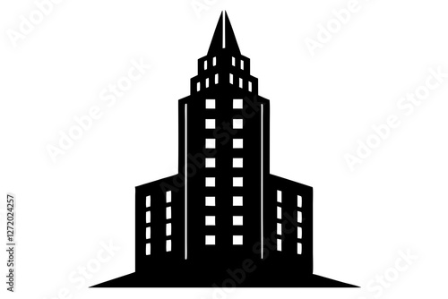 silhouette of the tower