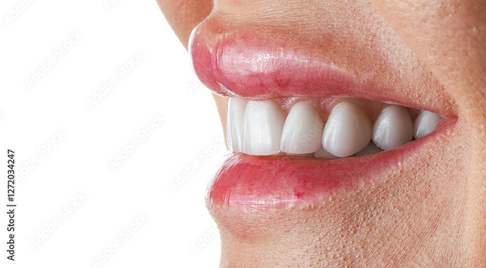 Obraz premium beautiful smile by veneers teeth
