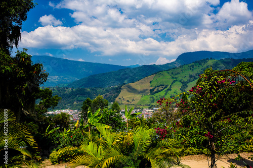 Mountain view in Chinacota, Norte de Santander, Colombia