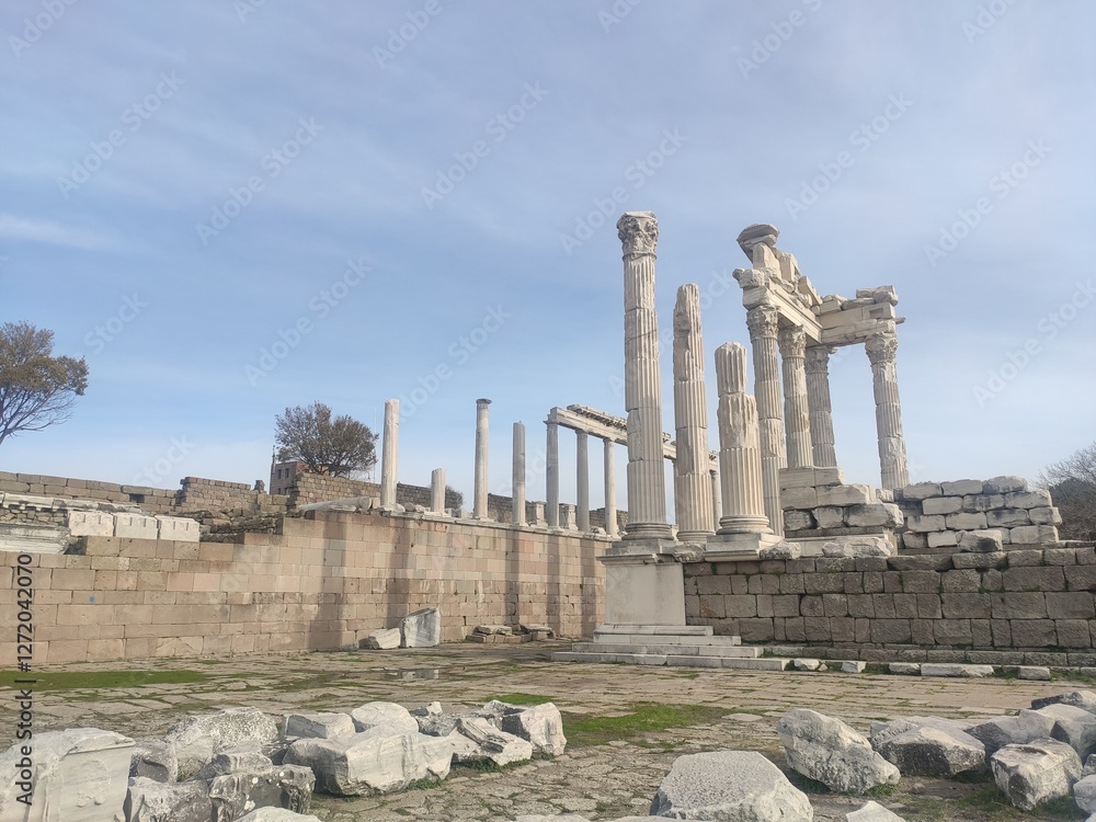 The Acropolis Pergamon is one of the most important archaeological sites in Turkey. It is located on a high hill in Bergama, Izmir Province. The Acropolis Pergamon is one of the most important archaeological sites in Turkey. It is located on a high hill in Bergama, Izmir Province.