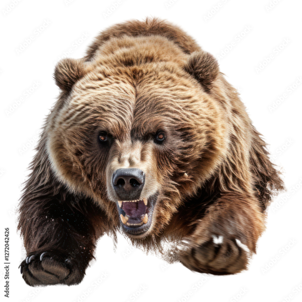 Obraz premium PNG Brown stuffed bear wildlife mammal animal.