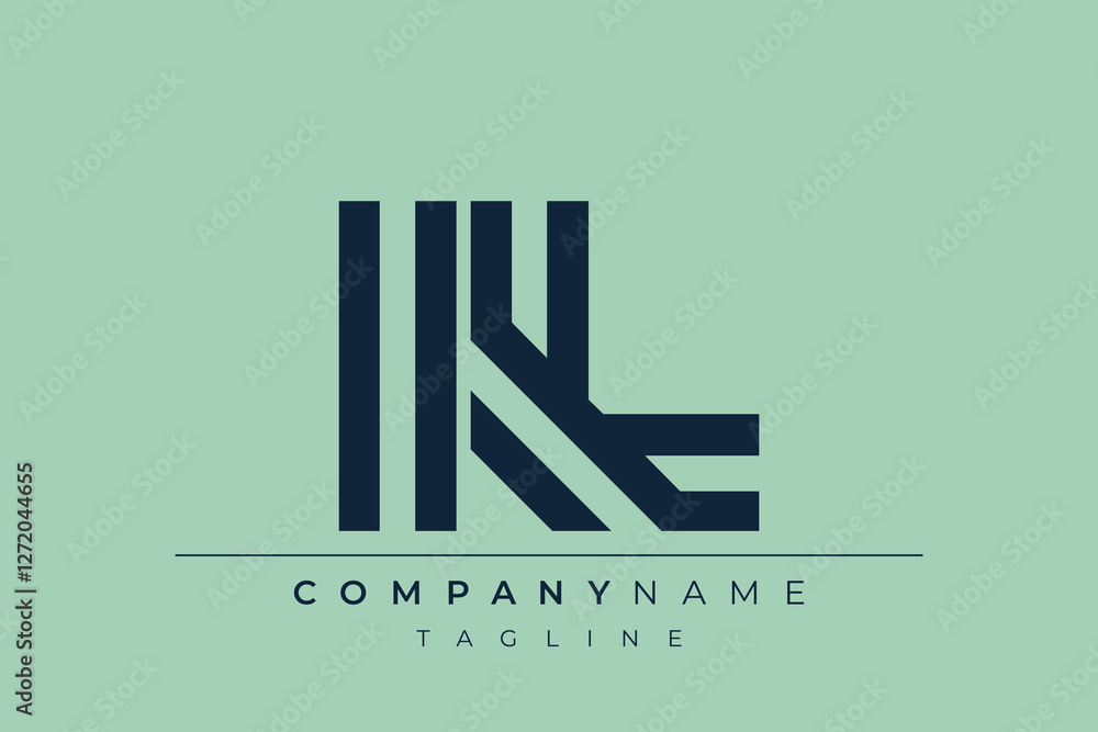 IL minimal line logo. Letter I and L vector line logo design. IL minimal line logo. Letter I and L vector line logo design.
