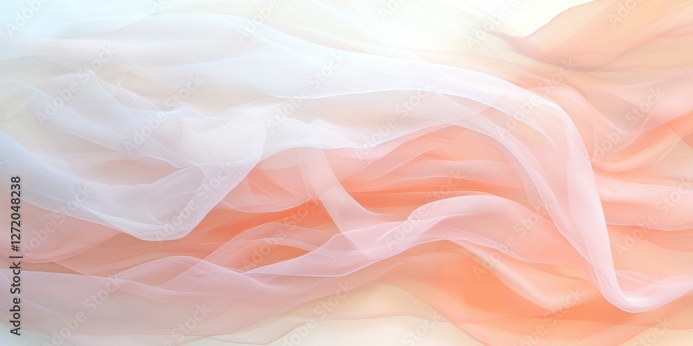 Delicate wedding veil on soft bed intimate setting closeup romantic atmosphere Delicate wedding veil on soft bed intimate setting closeup romantic atmosphere