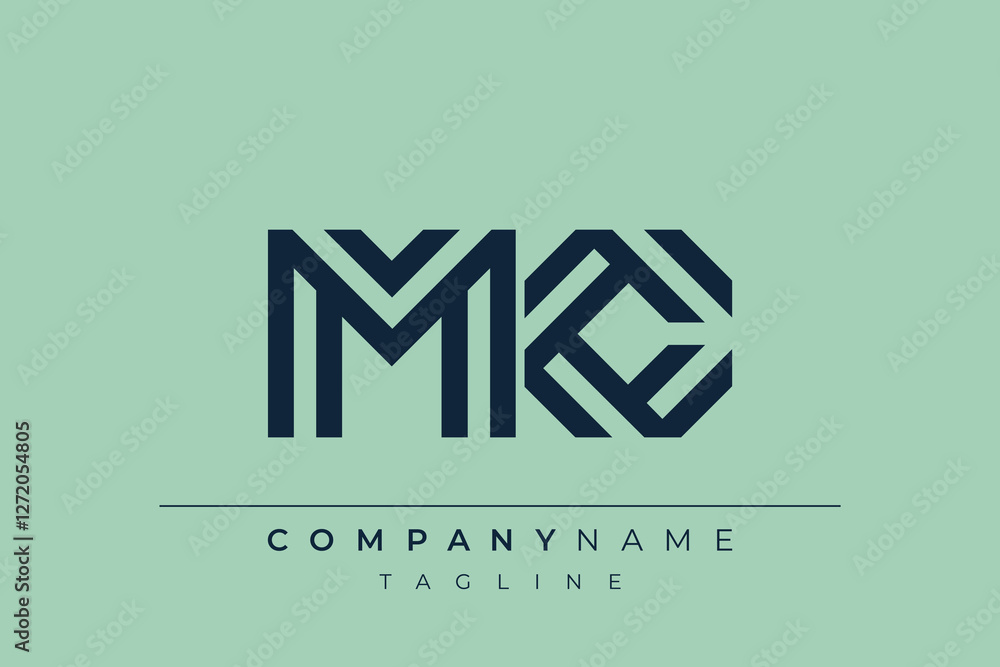MC minimal line logo. Letter M and C vector line logo design. MC minimal line logo. Letter M and C vector line logo design.