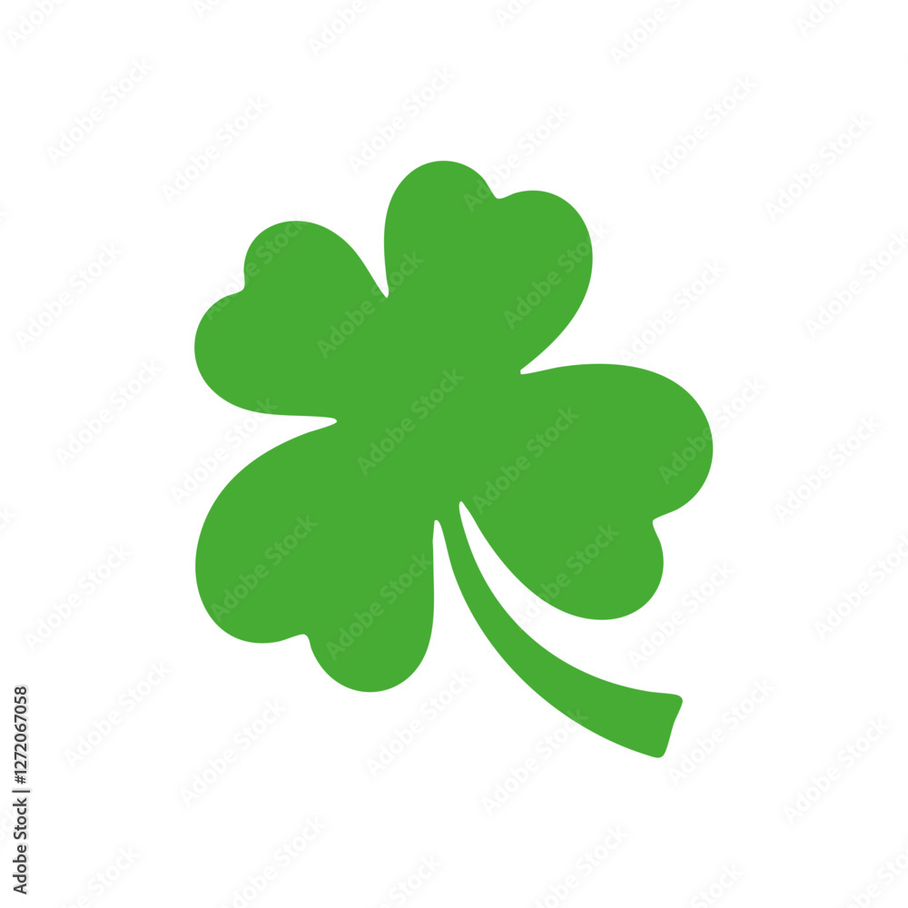 Green four-leaf clover icon