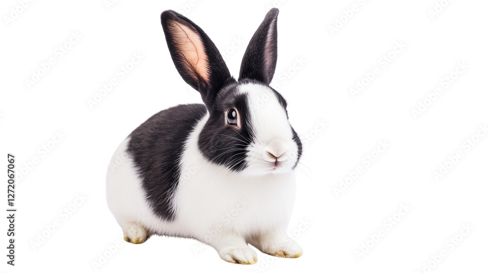 Obraz premium a rabbit isolated on a transparent background