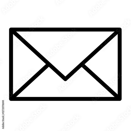 Envelope icon representing communication tools and mailing systems for digital and traditional correspondence