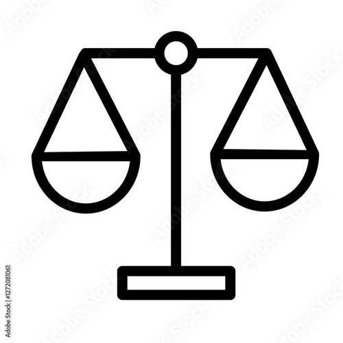 Scales of justice representing fairness and equality in legal matters