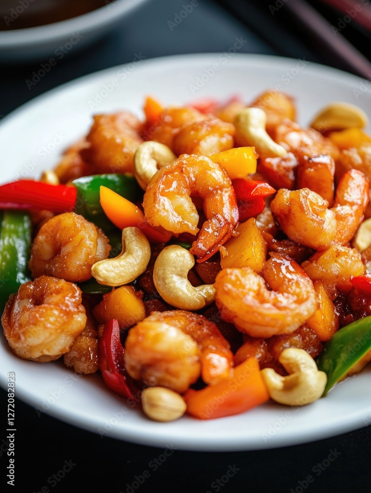 Crispy Shrimp Stir-fry with Peanuts and Vegetables Crispy Shrimp Stir-fry with Peanuts and Vegetables