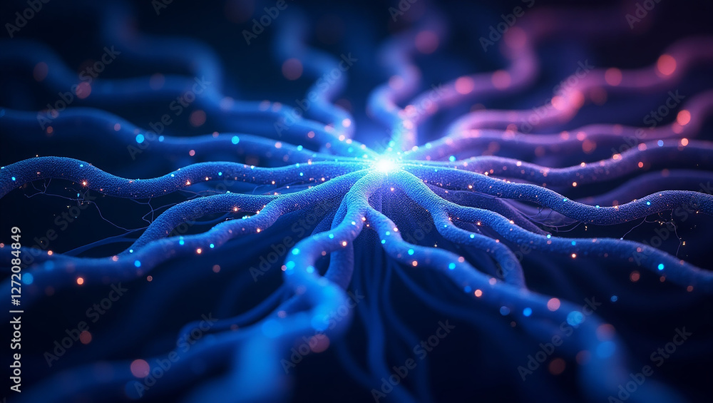 Obraz premium Neural Network Connections