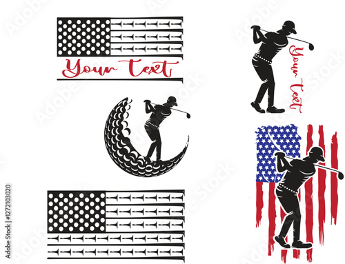 Golf flag EPS Vector, Golf bigfoot EPS Vector, golf Usa flag name frame EPS Vector, golf player EPS Vector, Golf EPS Vector, Golfing EPS Vector, Golf logo EPS Vector, Golf ball EPS Vector