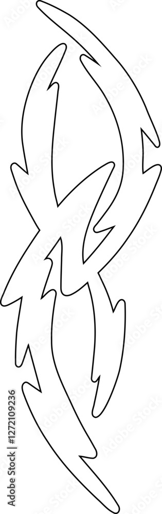 A black and white abstract illustration , designed with elegant lines and a minimalist style. A black and white abstract illustration , designed with elegant lines and a minimalist style.