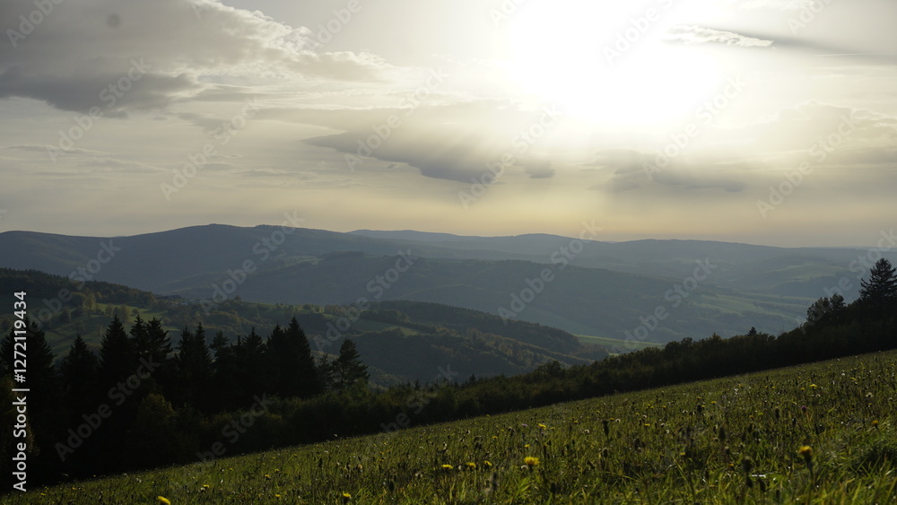 Obraz premium White carpathians moravia