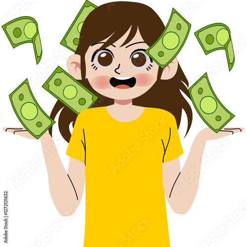GIrl with money
