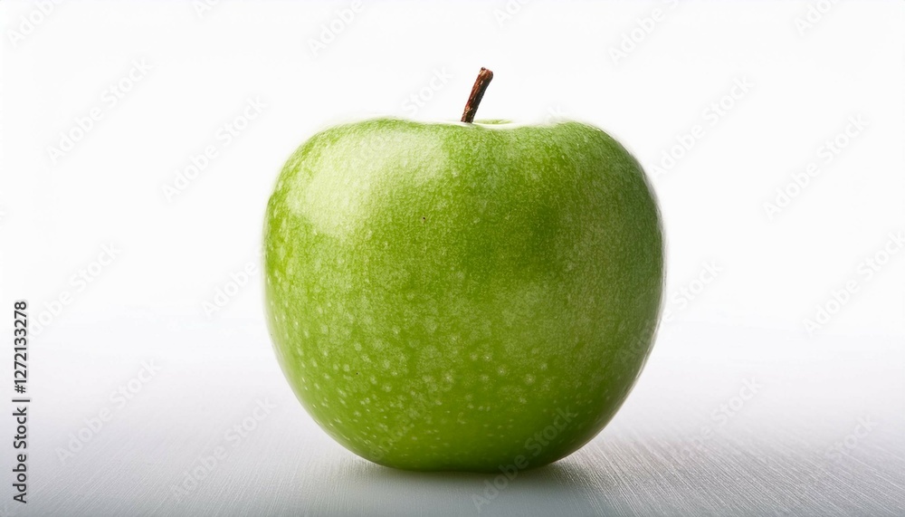 green apple on white background green apple on white background
