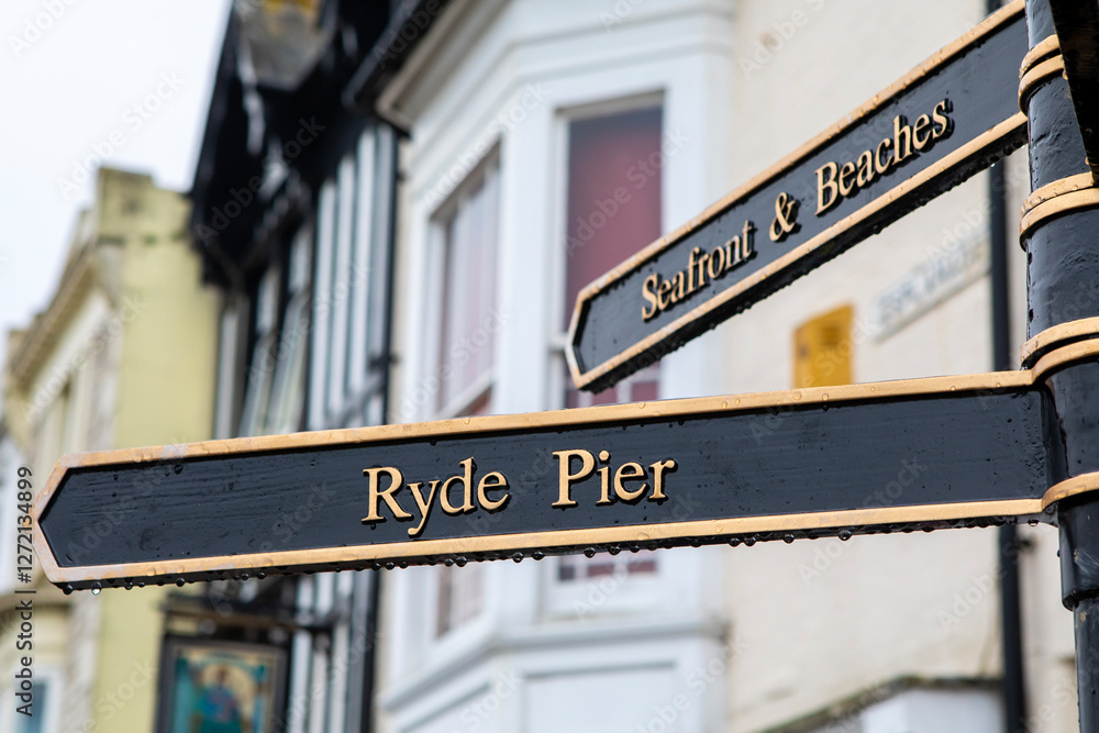 Obraz premium Ryde Pier on the Isle of Wight, UK