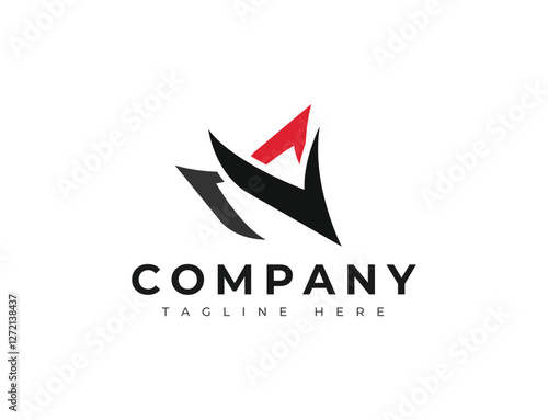 Free Download Stylish Shape Professional Logo Vector for any Corporate Brand - GFXLoad