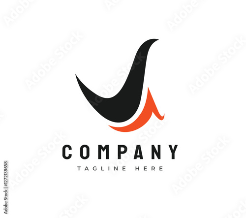 Corporate Company Minimal Logo Design Template Vector