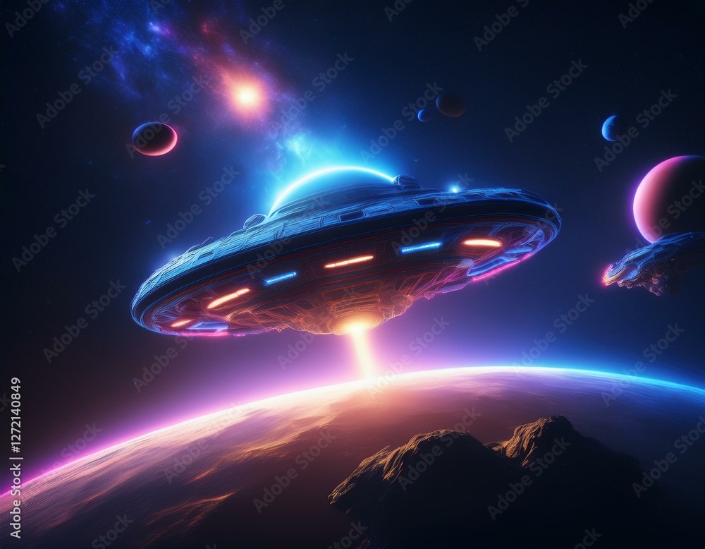 UFO neon UFO neon