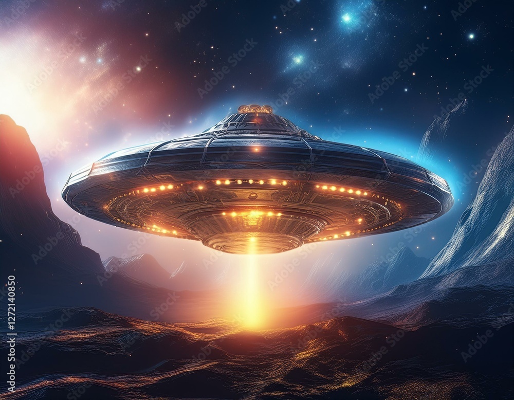 UFO realistic UFO realistic