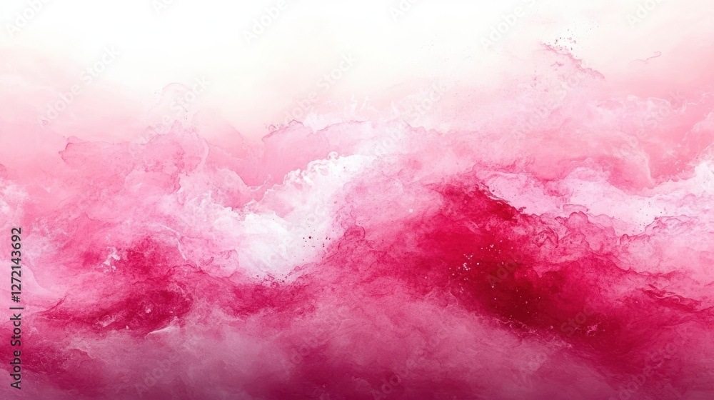 Obraz premium pink watercolor abstract background