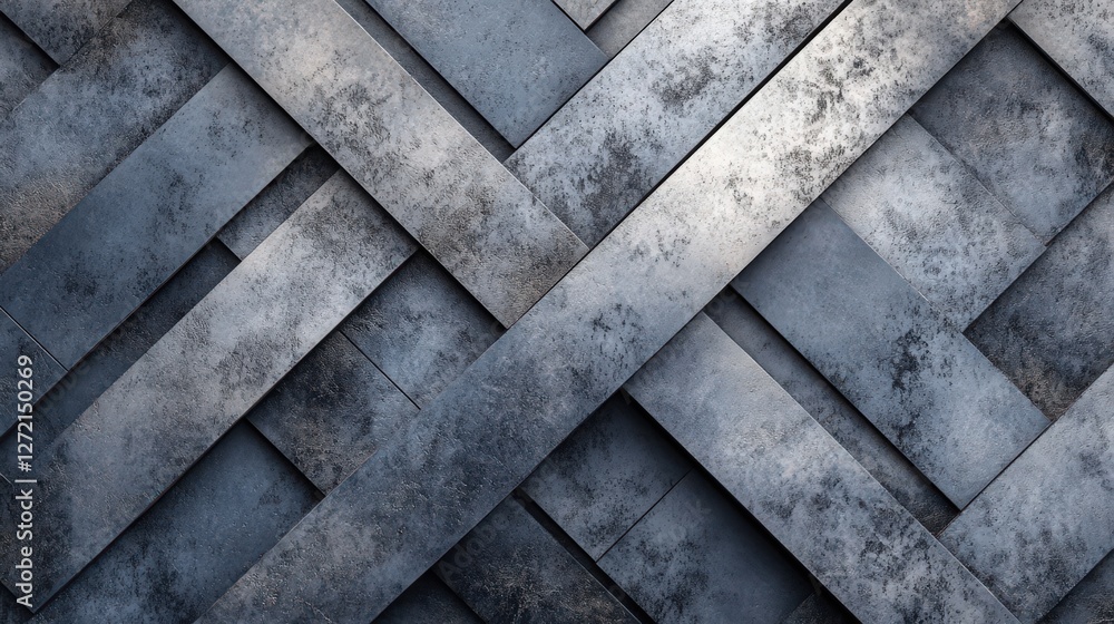 Interwoven Metallic Strips: A Texture of Industrial Strength and Depth Interwoven Metallic Strips: A Texture of Industrial Strength and Depth