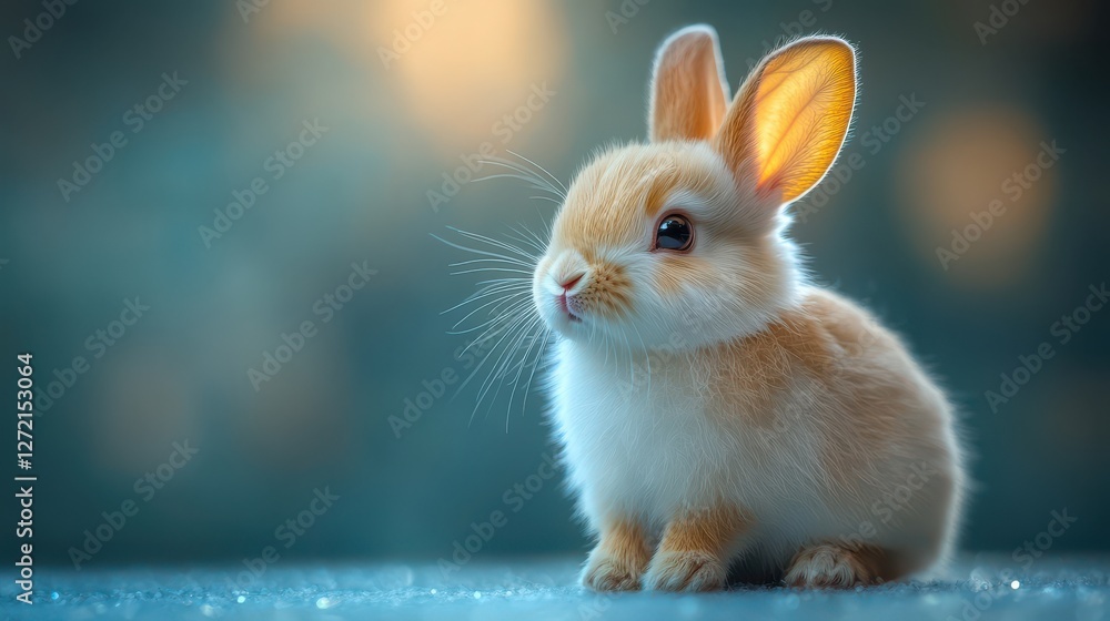 Obraz premium white rabbit isolated