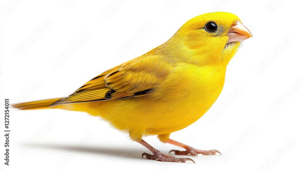 Fototapeta premium yellow canary isolated