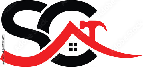 Vector SC construction logo