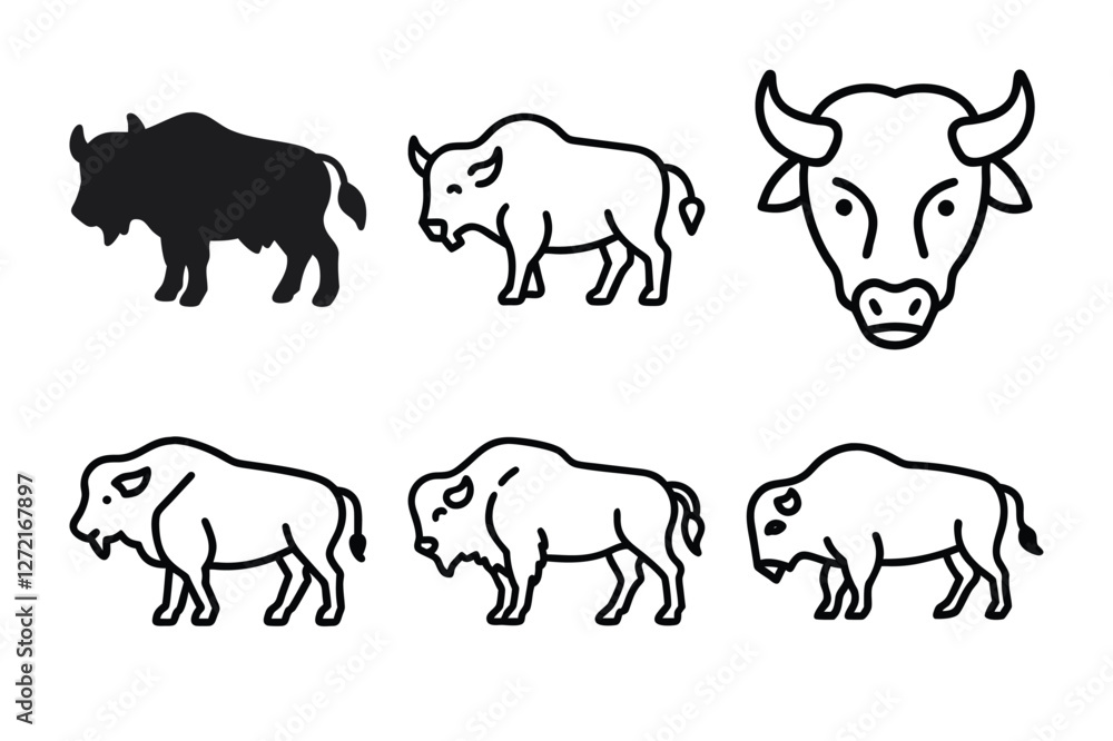 Fototapeta premium Vector outline icon.