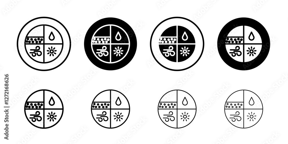 Obraz premium Natural resources icon Simple outline vector logo