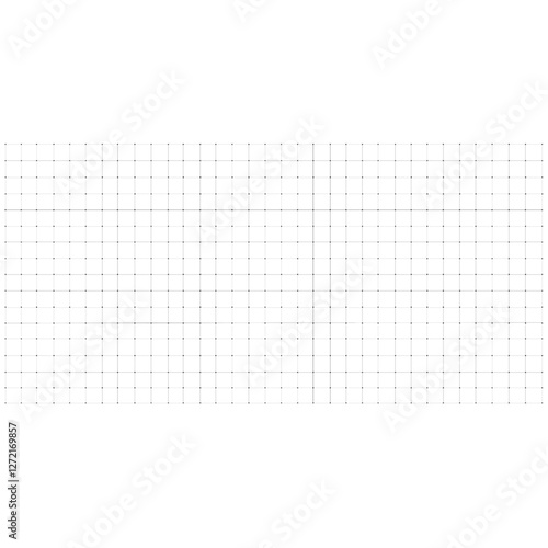 Abstract grid background with lines and dots. Black grid for motion graphic, VFX tracking markers and video effects. Vector