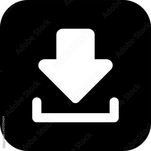 Download file, document, software icons set. Save simple web document, folder, link and other files format icons download buttons collection - vector illustration.