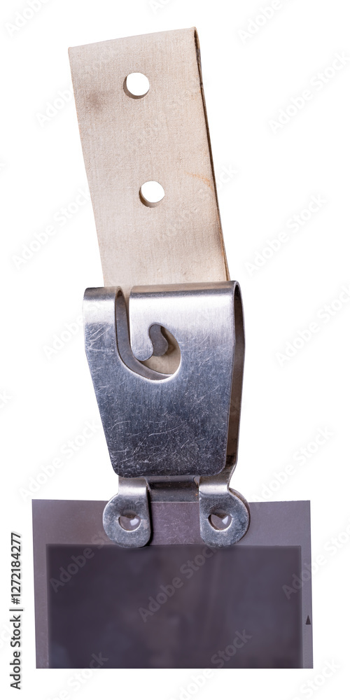 Blank photographic film on an isolated background. Blank photographic film on an isolated background.