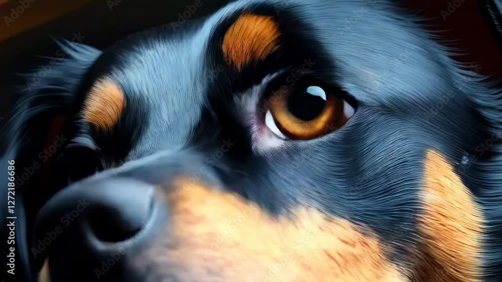 Closeup Dog Nose and Fur Details in Focus Closeup Dog Nose and Fur Details in Focus