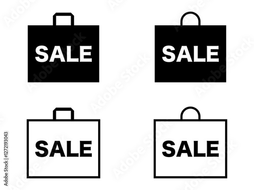 セール紙袋ロゴセット