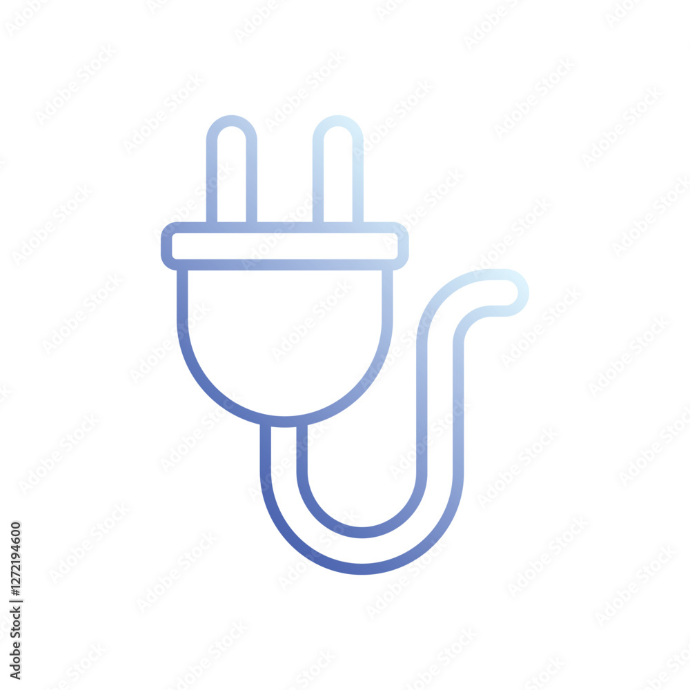 Electro Cable icons vector stock illustration. Electro Cable icons vector stock illustration.