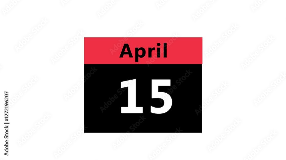 April month calender. calender simple icon animation date change time month. Boost your productivity and impress clients with this sophisticated calendar animation. April month calender. calender simple icon animation date change time month. Boost your productivity and impress clients with this sophisticated calendar animation.