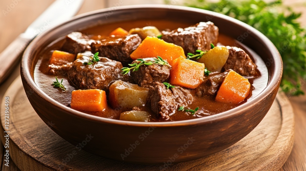 Hearty Beef Stew with Carrots and Potatoes Hearty Beef Stew with Carrots and Potatoes