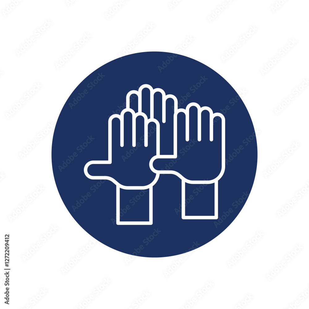 Obraz premium I Have An Answer icon vector stock illustration