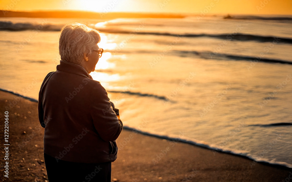 woman walking on the beach woman walking on the beach